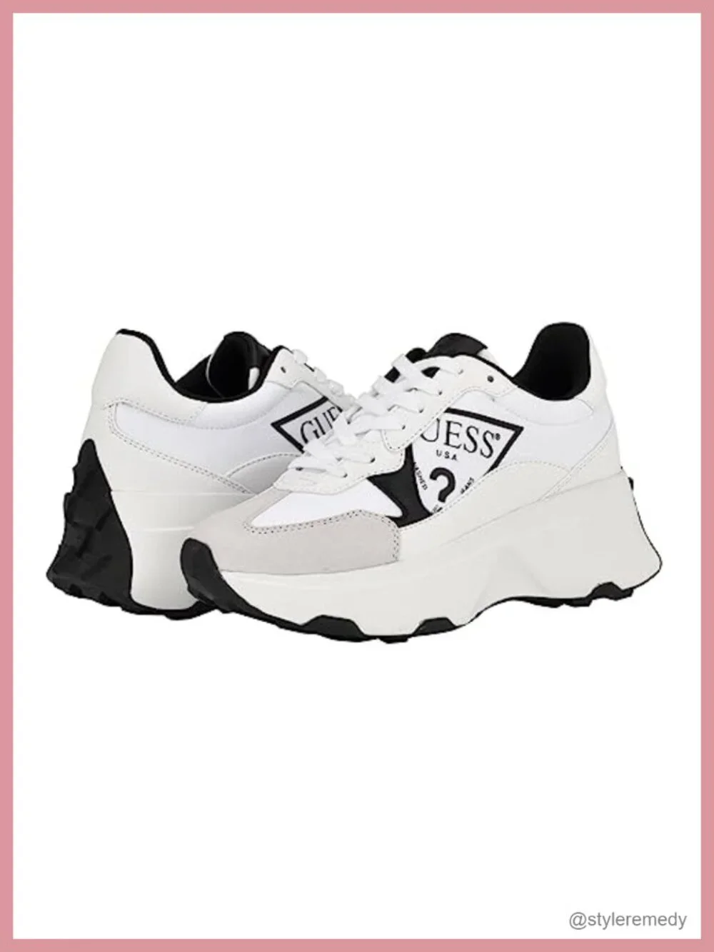 Chunky Platform Fashion Sneakers Women's Calebb Lace-Up